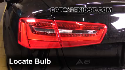 2013 Audi A6 Quattro Premium 3.0L V6 Supercharged Lights Brake Light (replace bulb)